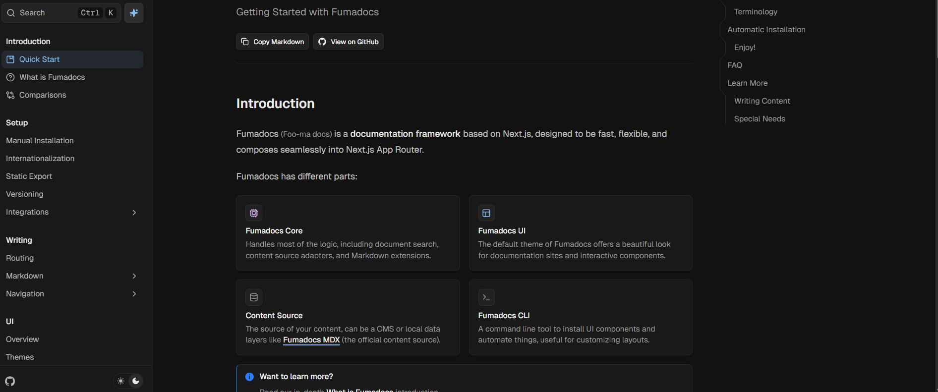 Swarn Docs — Dynamic Documentation on Fumadocs
